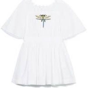 Girls white Gucci dress
